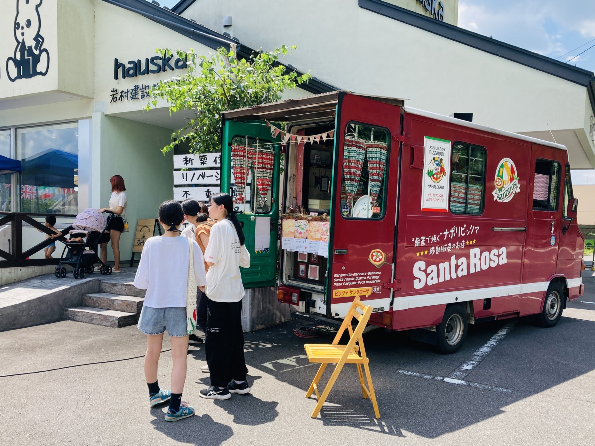 移動式窯焼きピッツァ「サンタローザ」