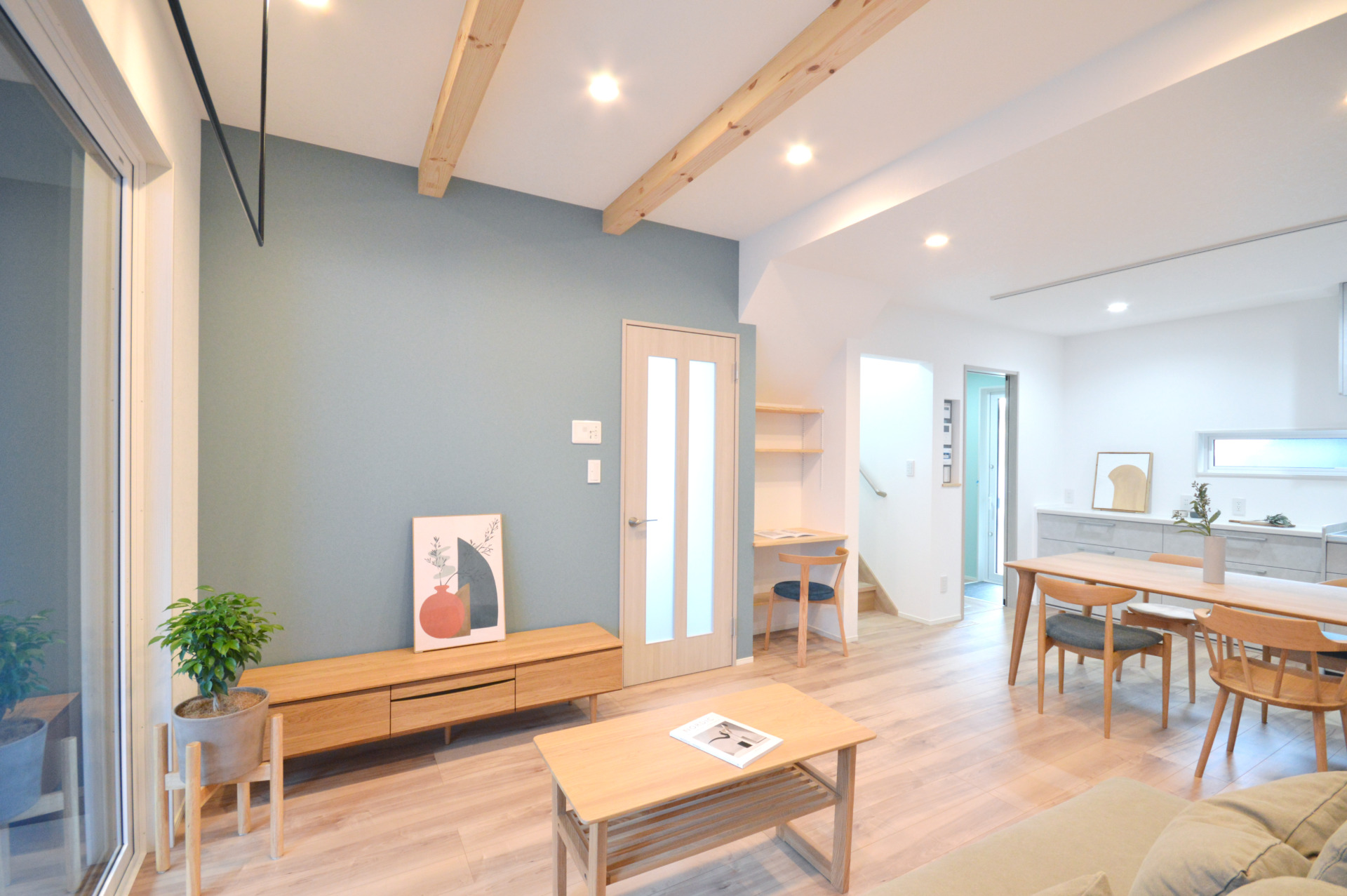 平屋風に暮らせる家_リビング２